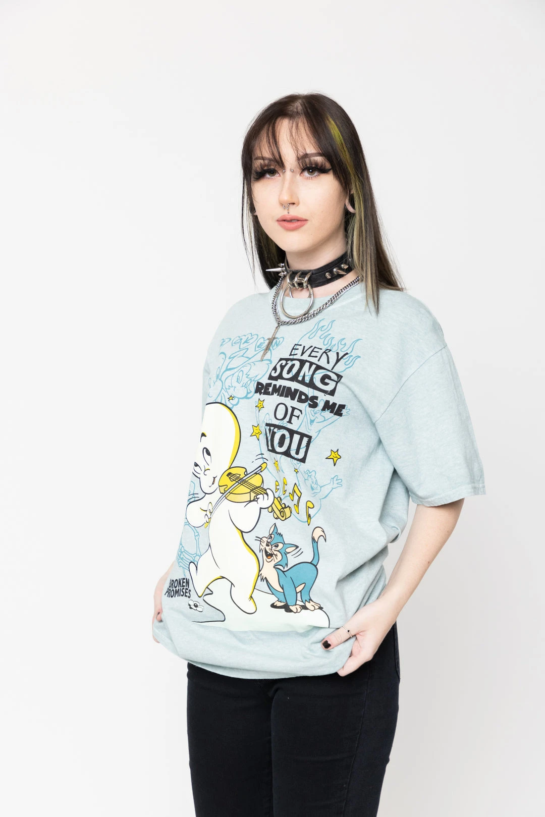 BROKEN PROMISES Shirts BP X Casper Reminder S/S Green