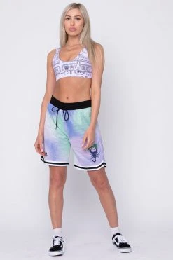 BROKEN PROMISES Unsaid Tie Dye Shorts