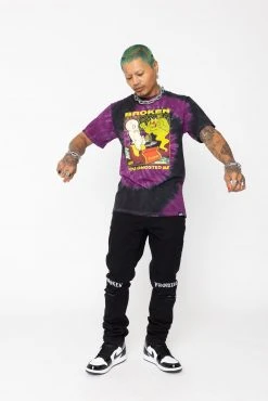 BROKEN PROMISES BP X Casper You Ghosted Me SST Purple Shirts