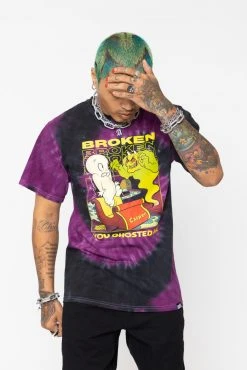 BROKEN PROMISES BP X Casper You Ghosted Me SST Purple Shirts