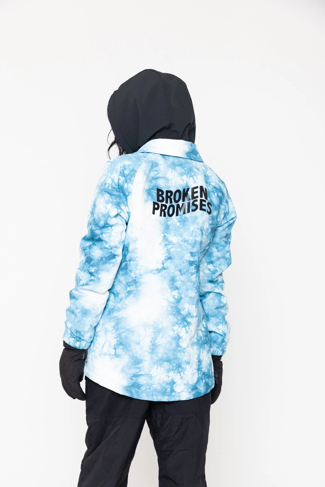 BROKEN PROMISES Tie Dye Hoodies Could Be Different Snow Jacket Blue