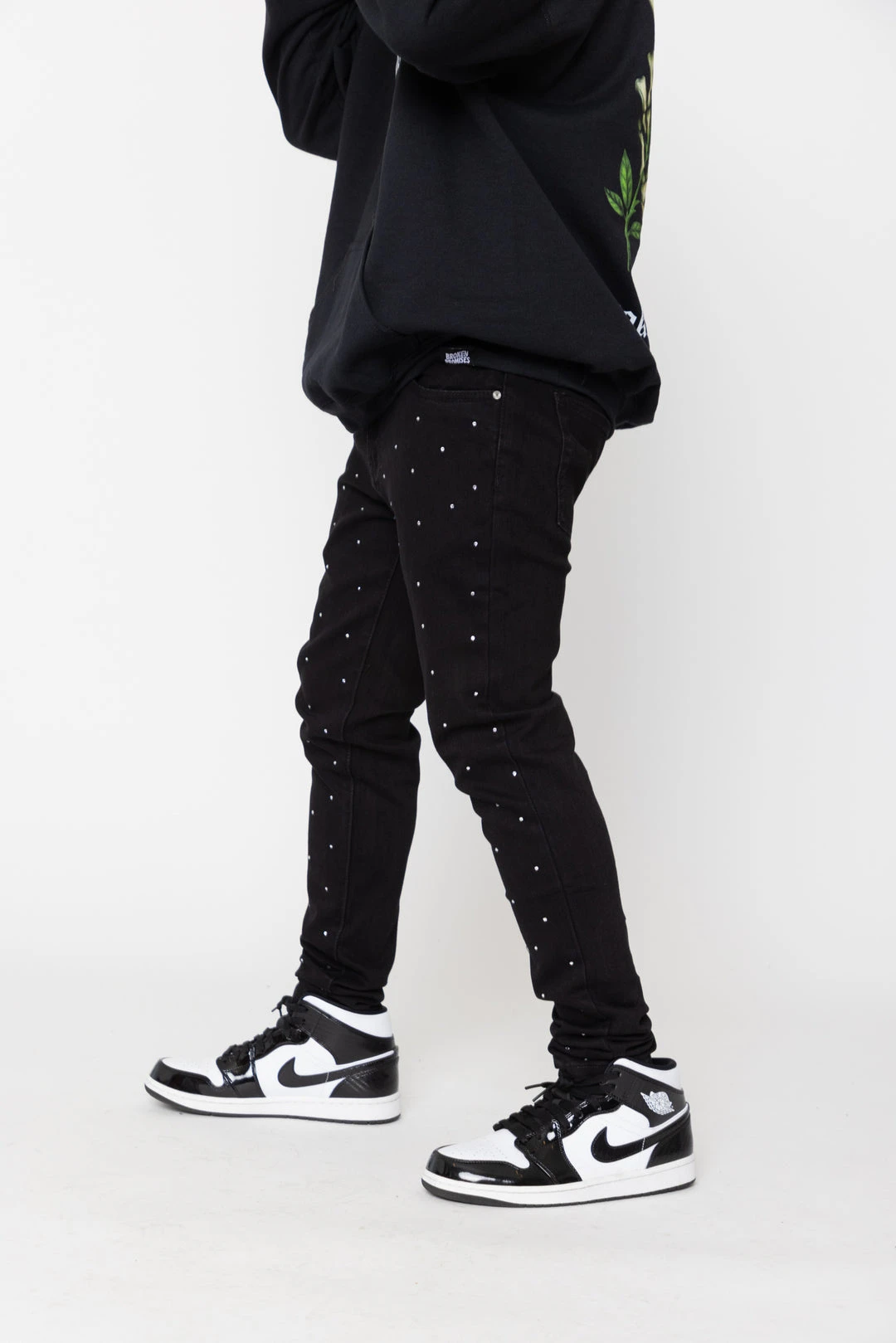 CASH Stoned Black Denim Bottoms