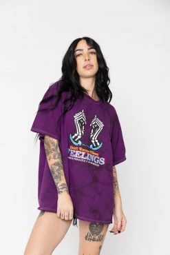 BROKEN PROMISES BPxSamborghini Escapism Purple Tie Dye Tee