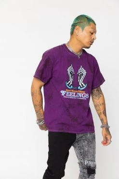 BROKEN PROMISES BPxSamborghini Escapism Purple Tie Dye Tee