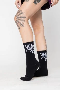 BROKEN PROMISES BP Lock Up Socks - Black