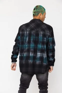 BROKEN PROMISES Slogan Bamboo Dye Flannel