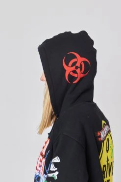 BROKEN PROMISES Hoodies BP X Hot Wheels Drive Me Crazy Hoodie Black