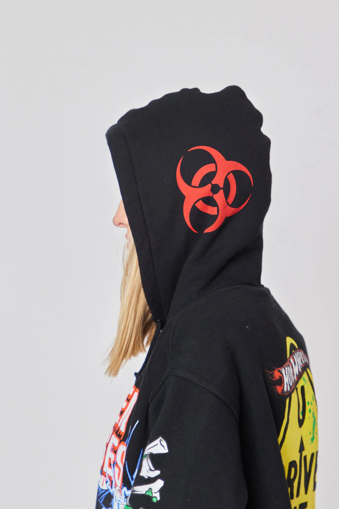 BROKEN PROMISES Hoodies BP X Hot Wheels Drive Me Crazy Hoodie Black