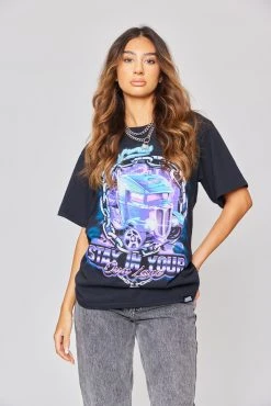 BROKEN PROMISES BP X Hot Wheels Truck Tee Black Shirts