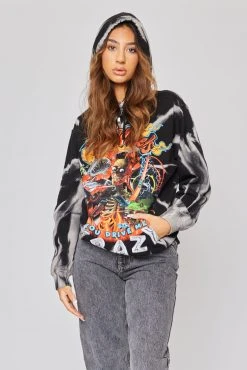 BROKEN PROMISES BP X Hot Wheels Track Attack Hoodie Blk Hoodies