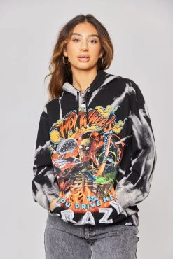 BROKEN PROMISES BP X Hot Wheels Track Attack Hoodie Blk Hoodies