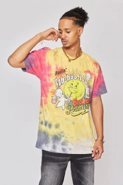 BROKEN PROMISES BP X Casper Fab-Boo-Lous S/S Tie Dye