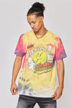BROKEN PROMISES BP X Casper Fab-Boo-Lous S/S Tie Dye