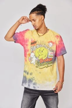 BROKEN PROMISES BP X Casper Fab-Boo-Lous S/S Tie Dye