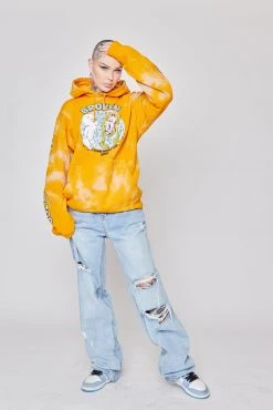 BROKEN PROMISES BP X Casper Scare Myself Hoodie Orange