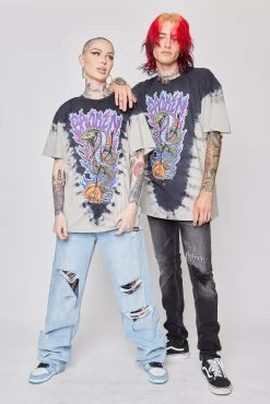 CASH Shirts Bad Chemistry V-Dye Tee Black/Grey