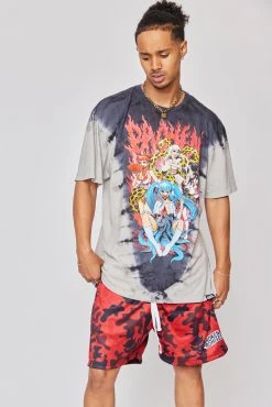 BROKEN PROMISES Demon Camo Shorts Bottoms