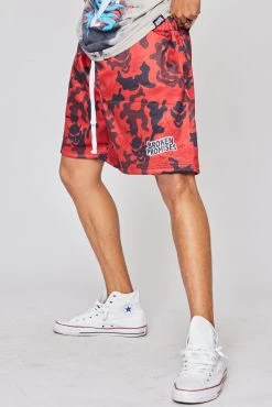 BROKEN PROMISES Demon Camo Shorts Bottoms