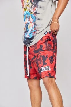 BROKEN PROMISES Demon Camo Shorts Bottoms