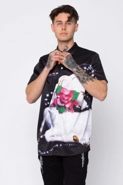 BROKEN PROMISES Shirts Porcelain Button Up Shirt