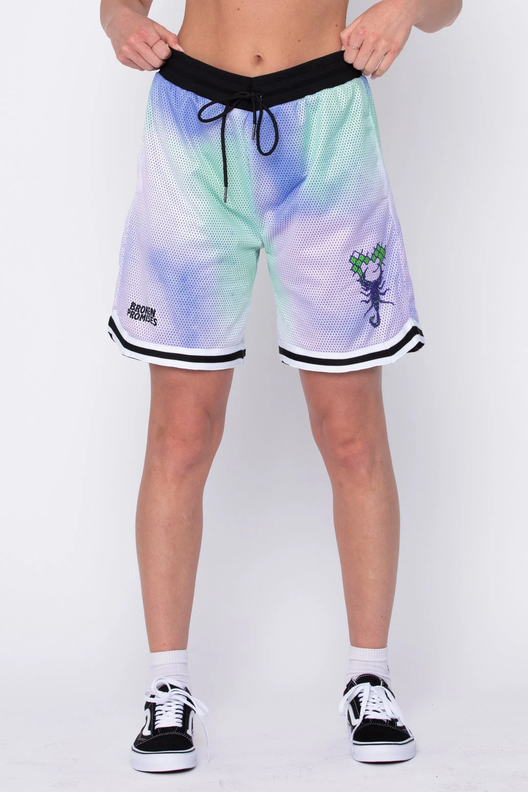BROKEN PROMISES Unsaid Tie Dye Shorts