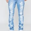 BROKEN PROMISES Bottoms Catacombs Denim Light Blue