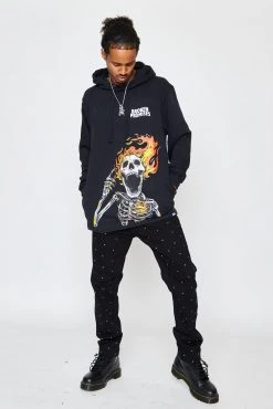 CASH Pyromaniac Hoodie Black