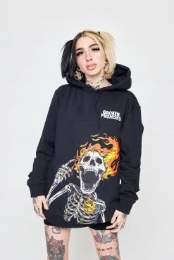 CASH Pyromaniac Hoodie Black