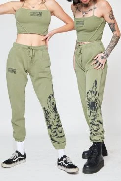 BROKEN PROMISES Bottoms Fangs Sweatpant