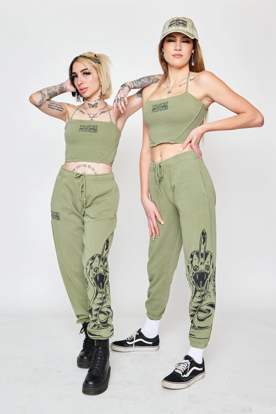 BROKEN PROMISES Bottoms Fangs Sweatpant