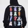 BROKEN PROMISES Bear Guide Black Hoodie Hoodies