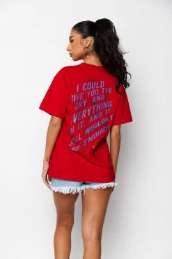 CASH Shirts Anywhere But Here Tee Red