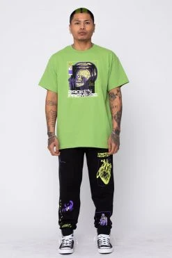 BROKEN PROMISES Shirts Feel It Tee Green