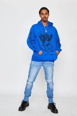 CASH Hoodies Rabid Hoodie Blue
