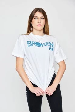 BROKEN PROMISES Shirts Junji Ito Magic Power S/S White