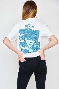 BROKEN PROMISES Shirts Junji Ito Magic Power S/S White