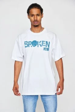 BROKEN PROMISES Shirts Junji Ito Magic Power S/S White