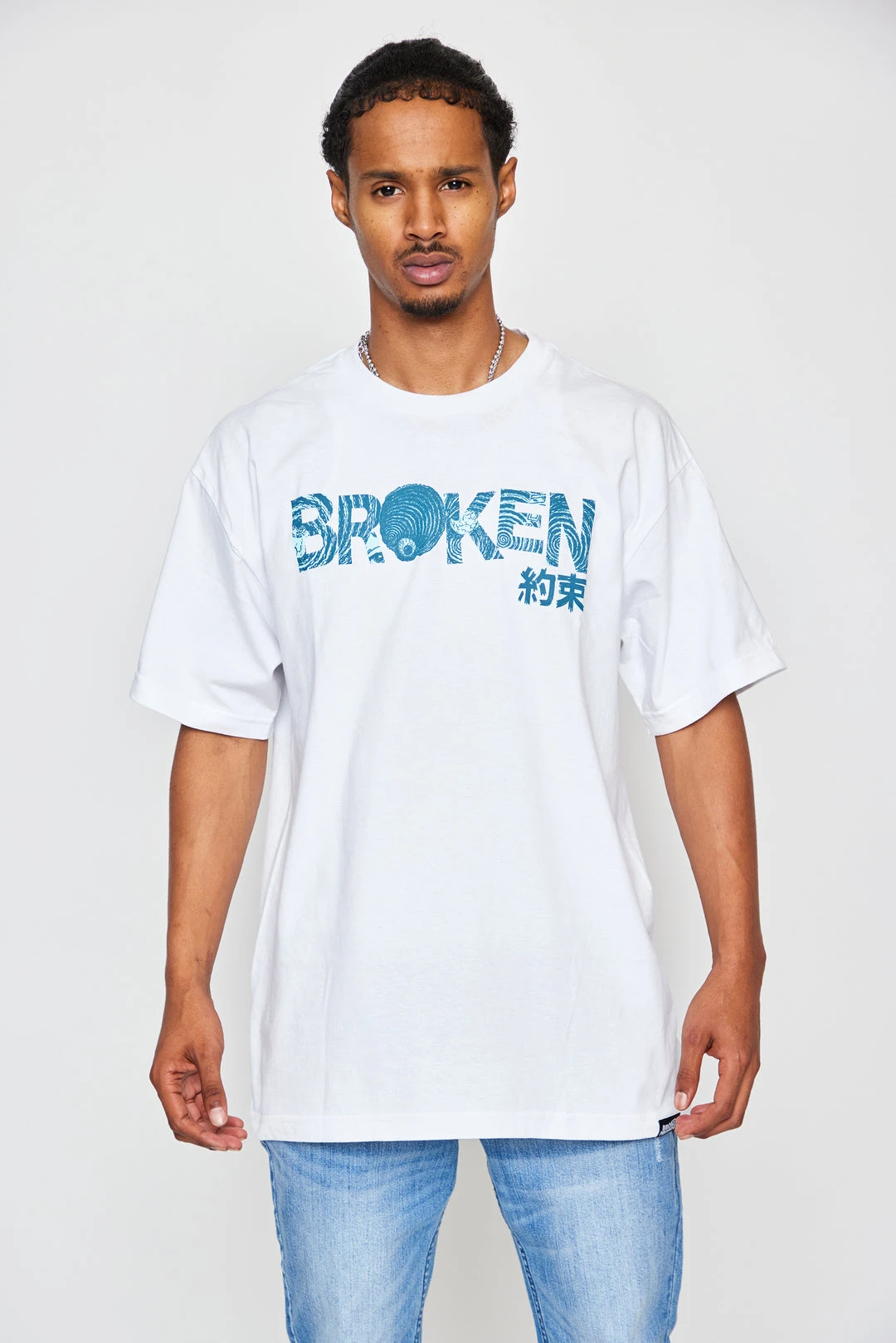 BROKEN PROMISES Shirts Junji Ito Magic Power S/S White