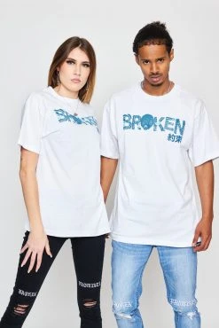 BROKEN PROMISES Shirts Junji Ito Magic Power S/S White