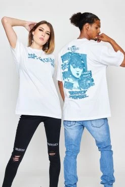 BROKEN PROMISES Shirts Junji Ito Magic Power S/S White