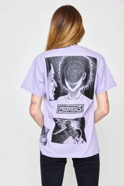 BROKEN PROMISES Shirts Junji Ito The Scar Tee Light Purple