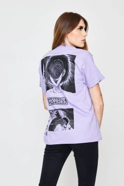 BROKEN PROMISES Shirts Junji Ito The Scar Tee Light Purple