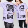 BROKEN PROMISES Shirts Junji Ito The Scar Tee Light Purple