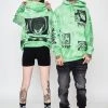 CASH Hoodies Junji Ito The Scar Hoodie Green