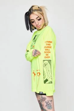 CASH Junji Ito The Curse L/S Neon