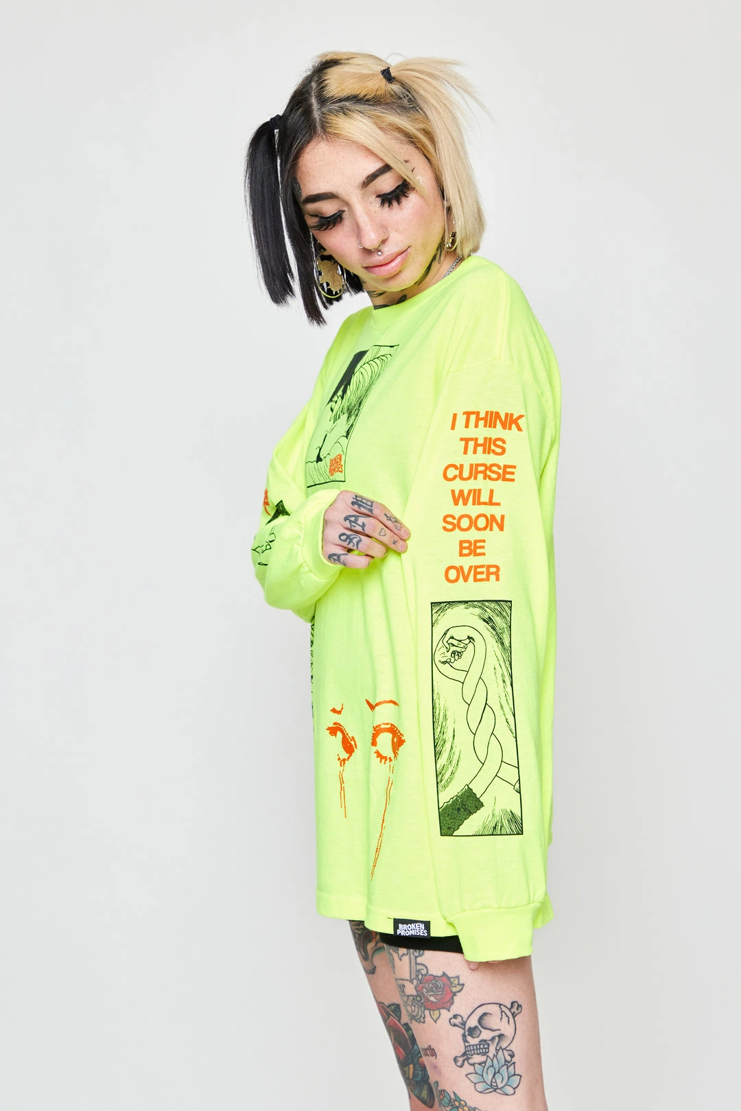 CASH Junji Ito The Curse L/S Neon