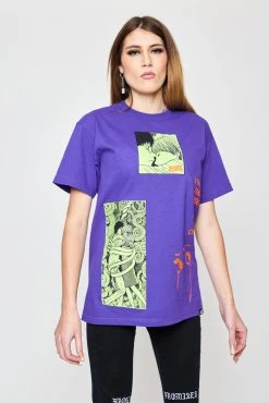 BROKEN PROMISES Junji Ito The Curse Tee Purple Shirts