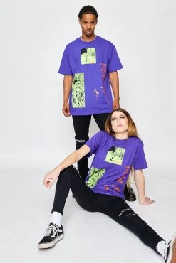 BROKEN PROMISES Junji Ito The Curse Tee Purple Shirts