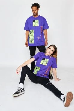 BROKEN PROMISES Junji Ito The Curse Tee Purple Shirts