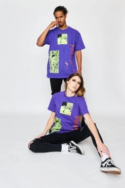 BROKEN PROMISES Junji Ito The Curse Tee Purple Shirts